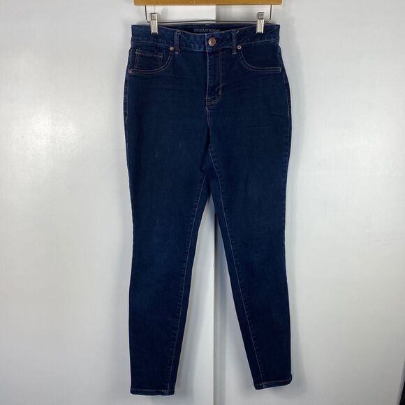 Maurices High Rise Curvy Ankle Skinny Jeans - Picture 1 of 11